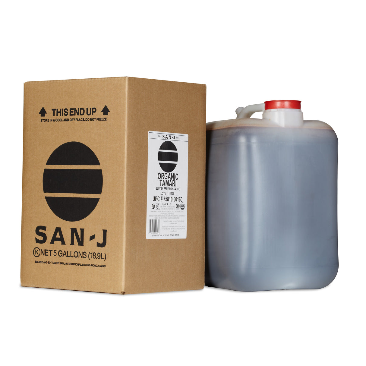 Sauce, Soy, Tamari Gold,1 - 5 GALLON