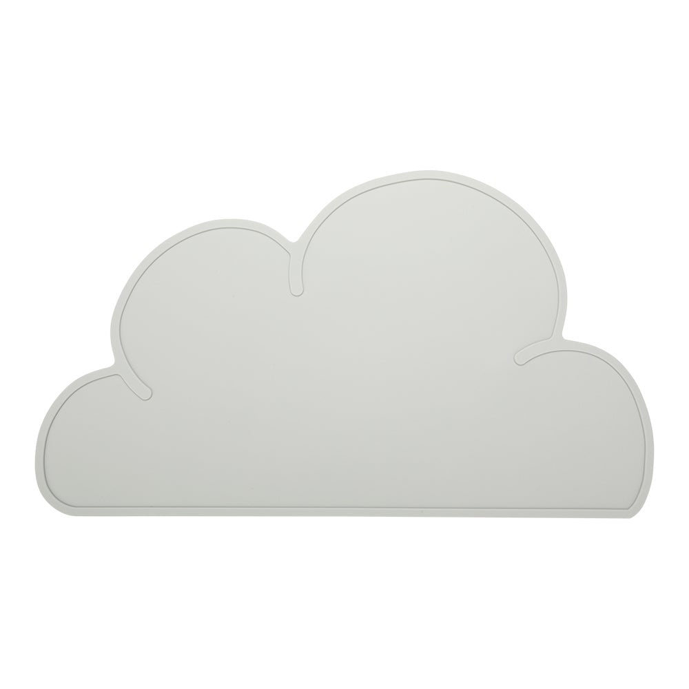 Placemats, RW Kids 18.75 x 10.5 Inch, Cloud, Gray, Silicone, Non-Slip,1 - 1 EACH