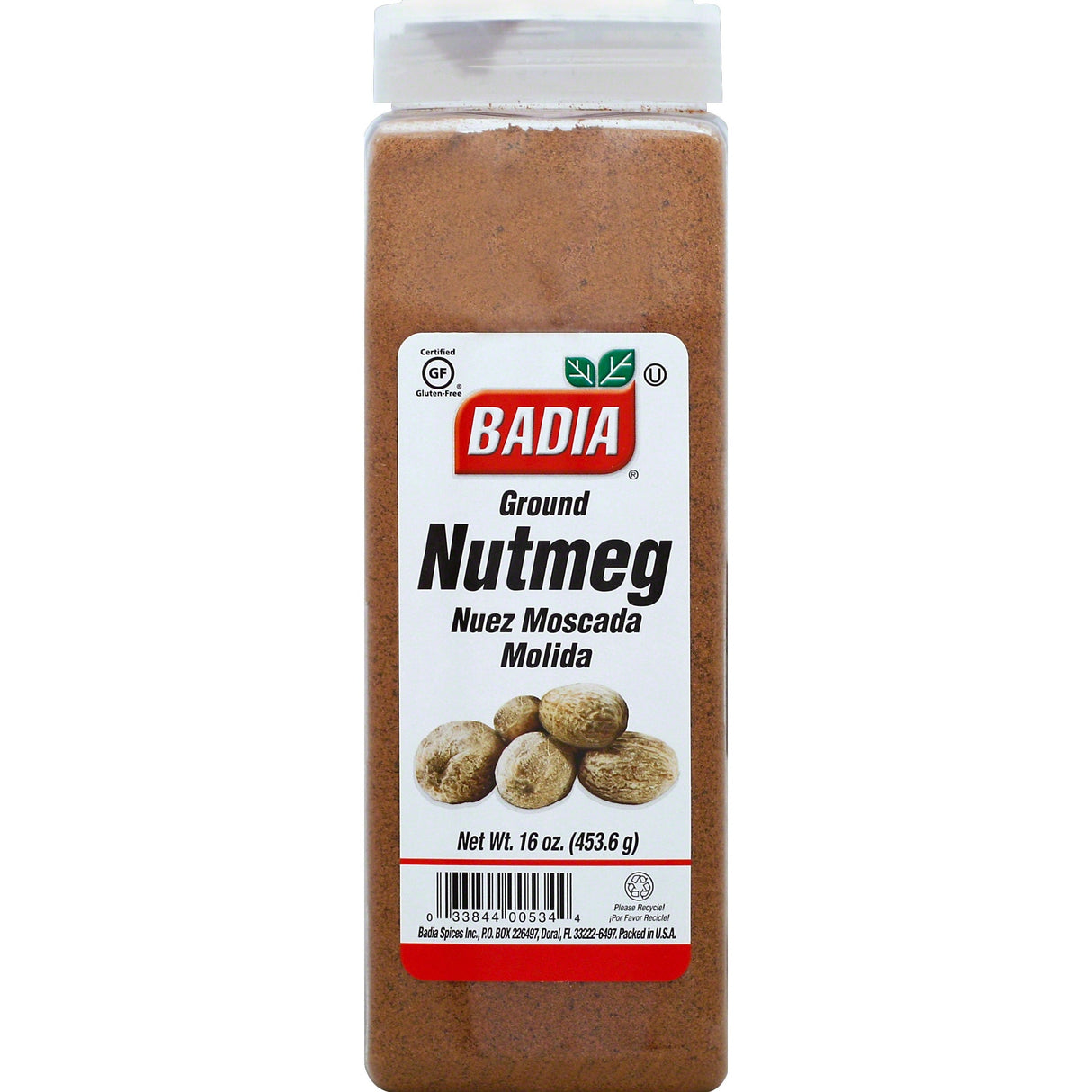 Spice, Nutmeg, Ground,6 - 16 OUNCE