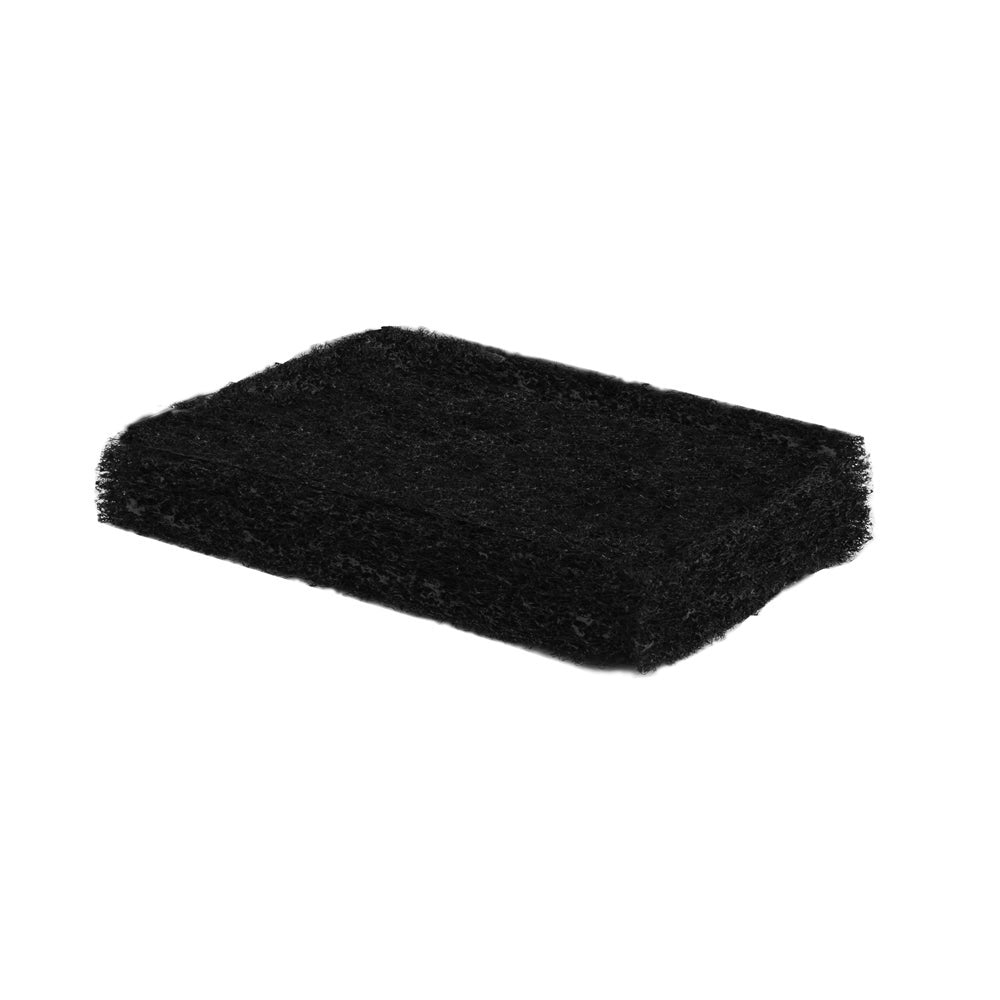 Scouring Pads, Heavy Duty, Multi-Purpose, Black, 6 x 3.5 x 1 Inch,1 - 10 COUNT