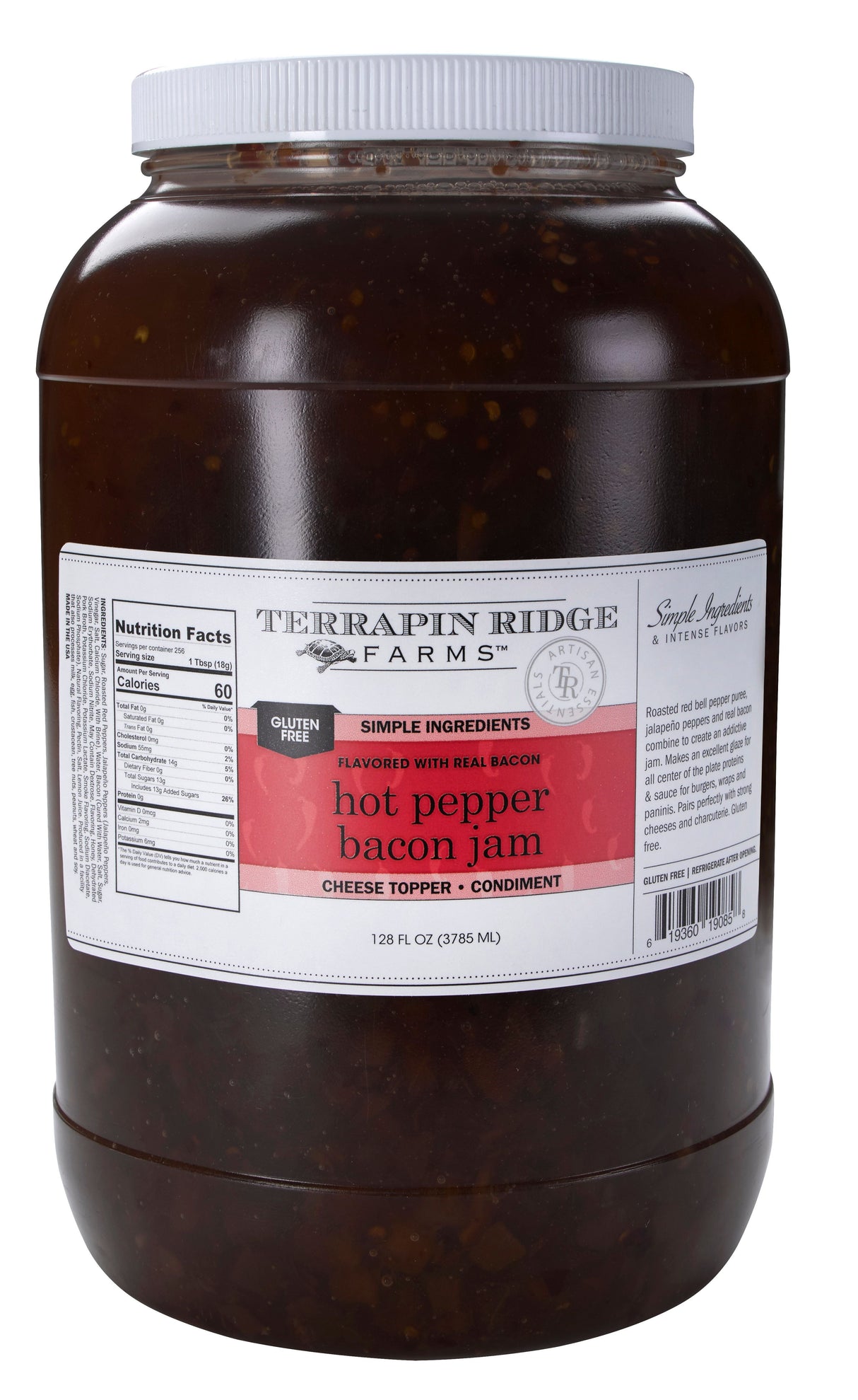 Jam, Hot Pepper Bacon, Jar,4 - 1 GALLON