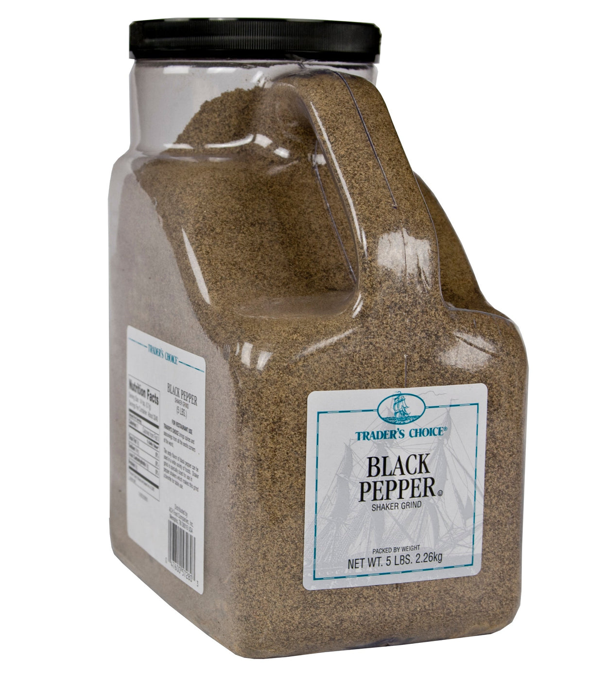 Pepper, Black, Shaker Grind,1 - 5 POUND