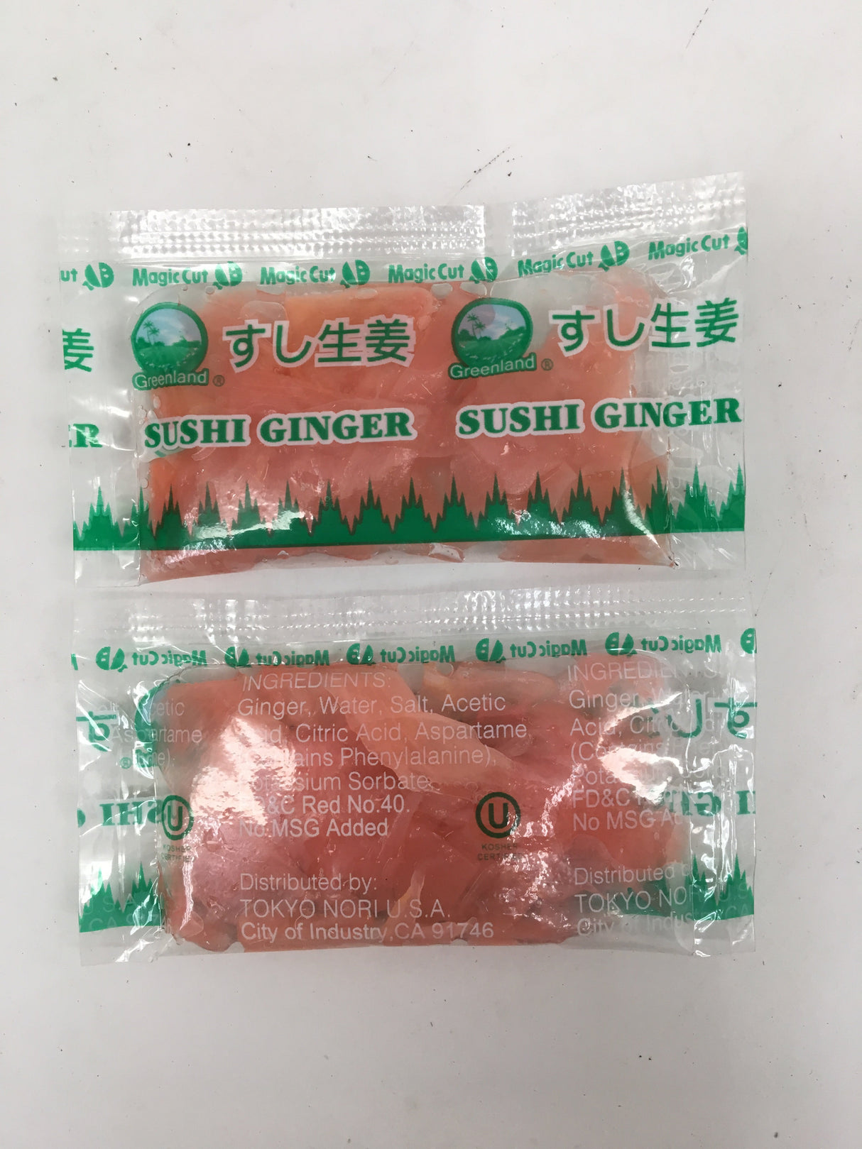 Ginger, Pink, for Sushi, 5 Gram,5 - 200 COUNT