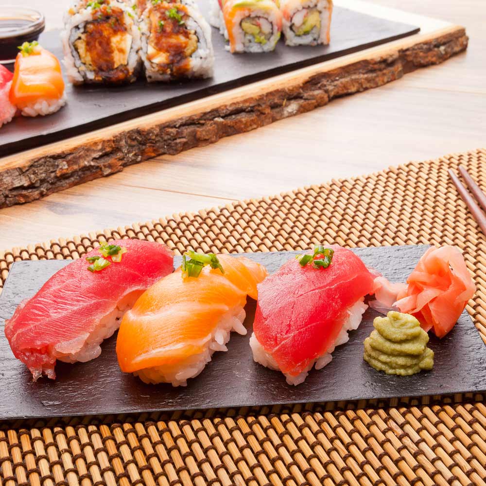 Plates, 7 x 3.5 Inch, Plastic, Black Faux Slate, Round, Heavyweight,1 - 100 COUNT