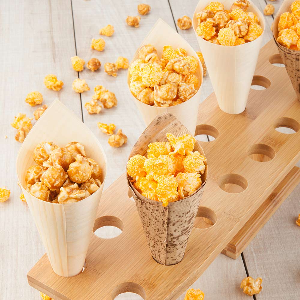 Stand, Cone, 22.5 Inch, Oblong, Bamboo, 22.5 Linear Inch,1 - 1 EACH