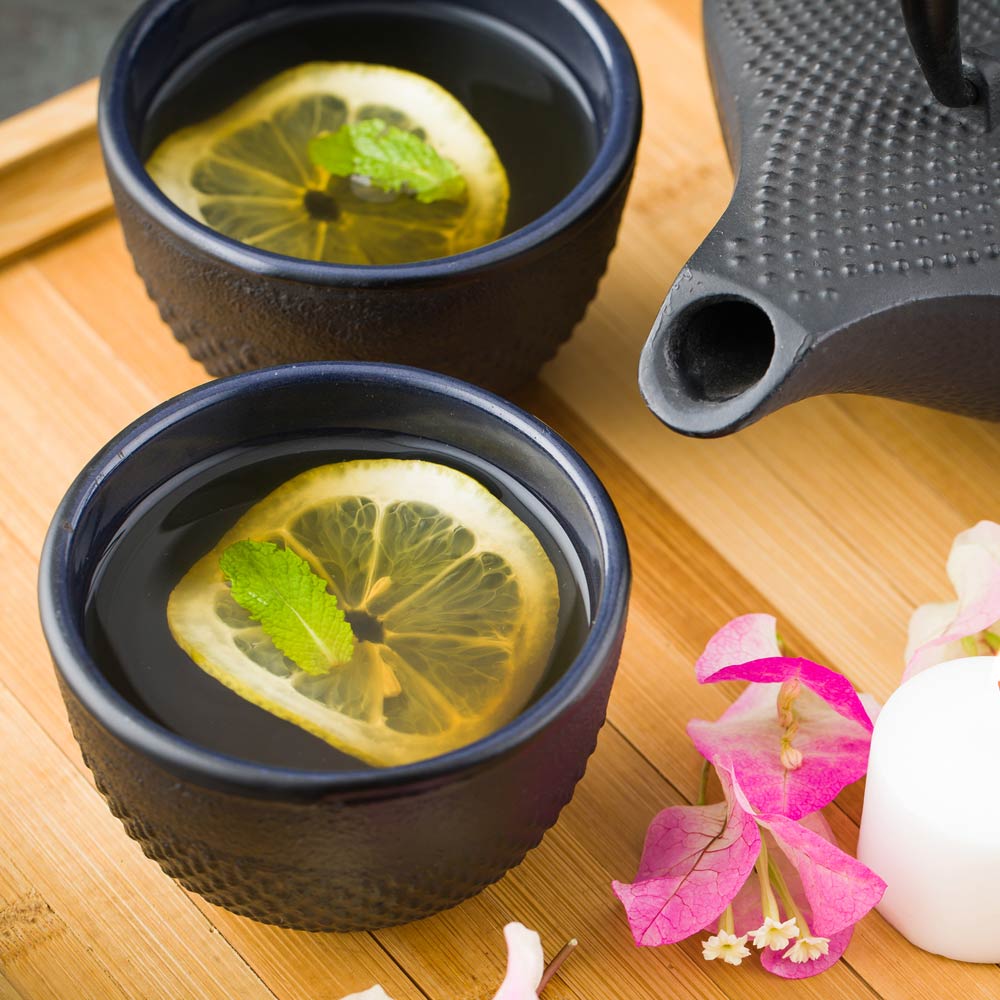 Cups, Tea, 5 Ounce, Hobnail Cast Iron, Black Tetsubin Design, 5 Ounce,1 - 2 COUNT