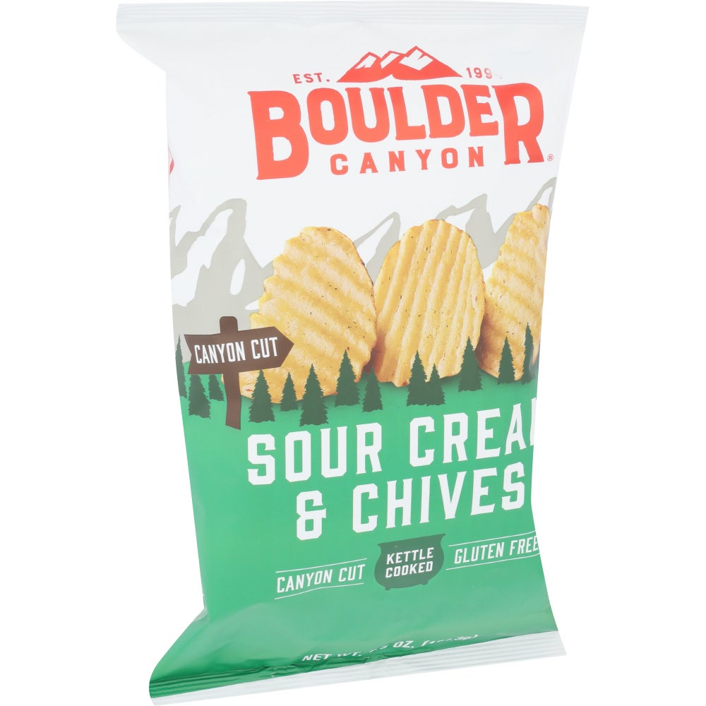 Chips, Potato, Kettle, Sour Cream & Chives,12 - 6.5 OUNCE