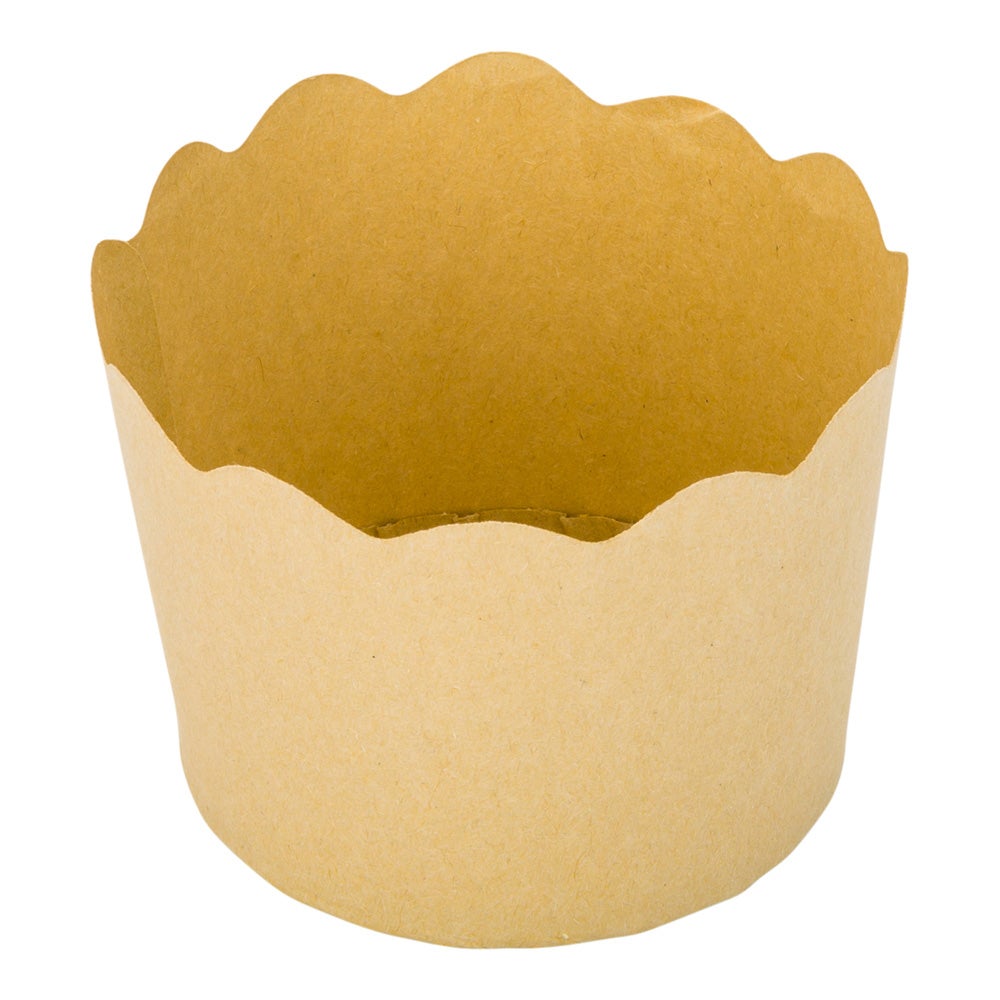 Cups, Scalloped Baking, 5 Ounce, Paper, Kraft, Greaseproof,1 - 200 COUNT