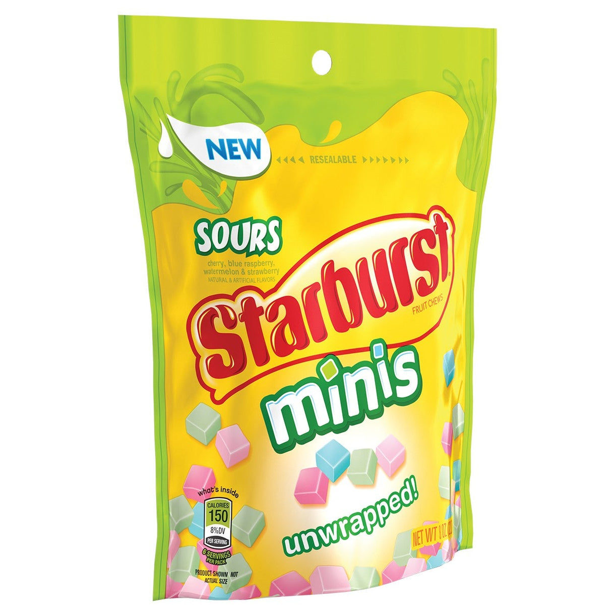 Candy, Minis Unwrapped, Sour,8 - 8 OUNCE