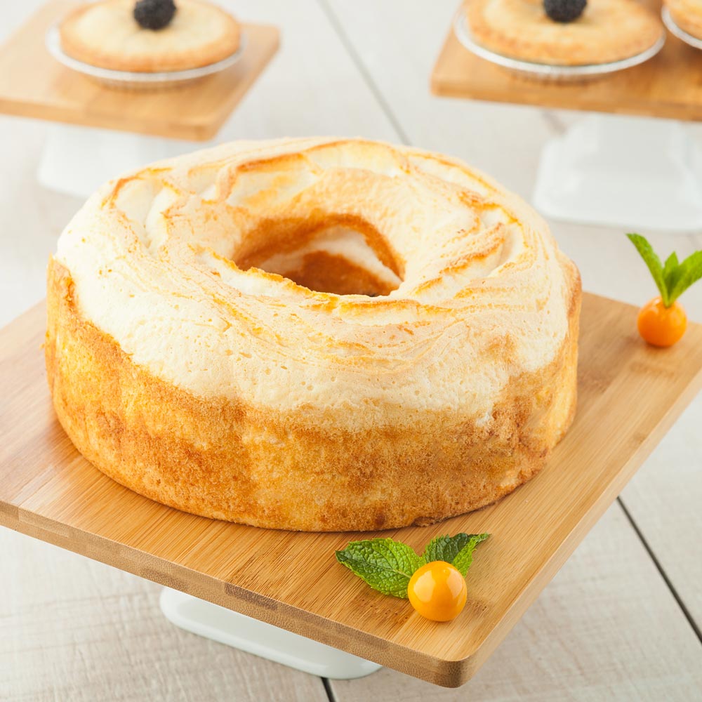 Stand, Serving, 10 Inch, Square, Bamboo Top, White Porcelain Bottom, 10 Linear Inch,1 - 1 EACH