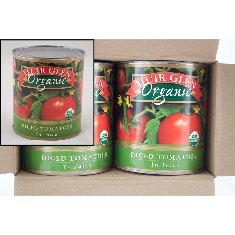 Tomatoes, Diced, in Juice, Bulk,6 - 102 OUNCE