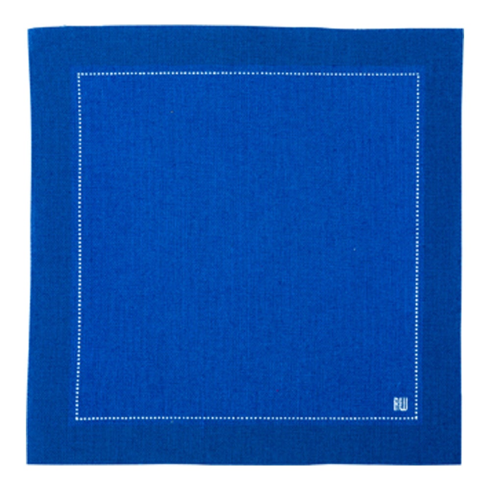 Napkins, Cocktail, Napluxe, Blue, 4.5 x 4.5 Inch,1 - 50 COUNT