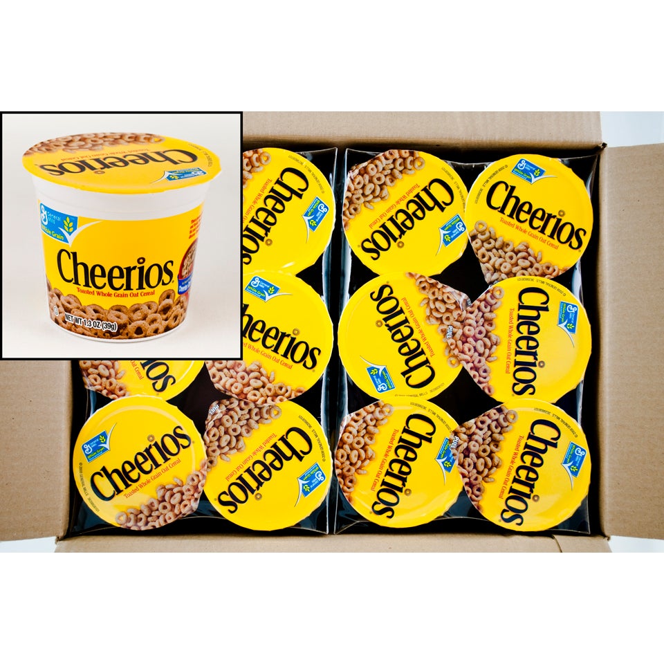 Cereal, Cheerios, Single Serve, 1.3 Ounce,10 - 6 COUNT