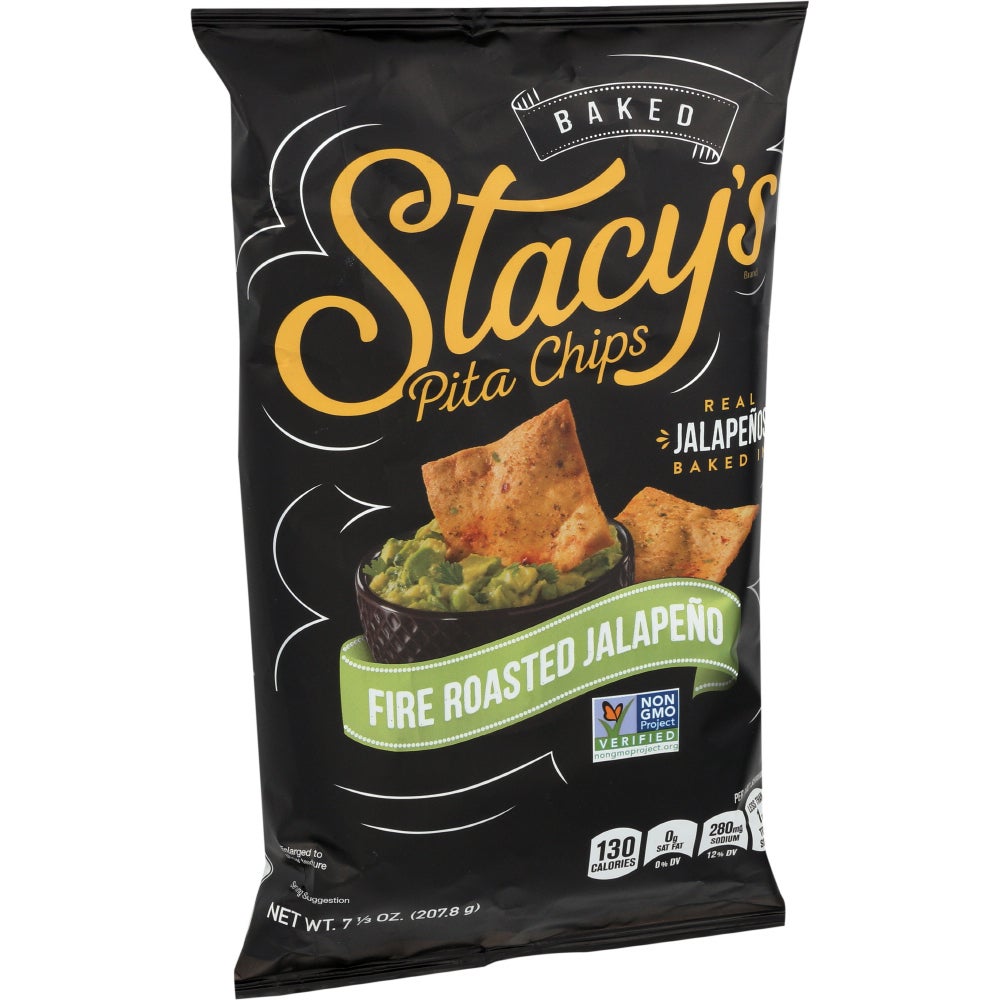 Chips, Pita, Fire Roasted, Jalapeno,12 - 7.33 OUNCE