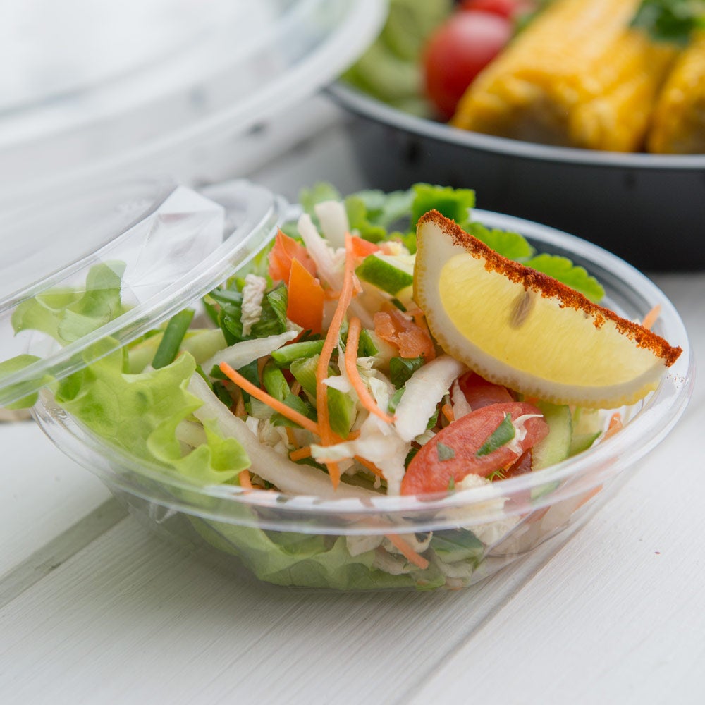Bowls, Basic Nature Food, 24 Ounce, Plastic, Clear, 24 Ounce,1 - 500 COUNT