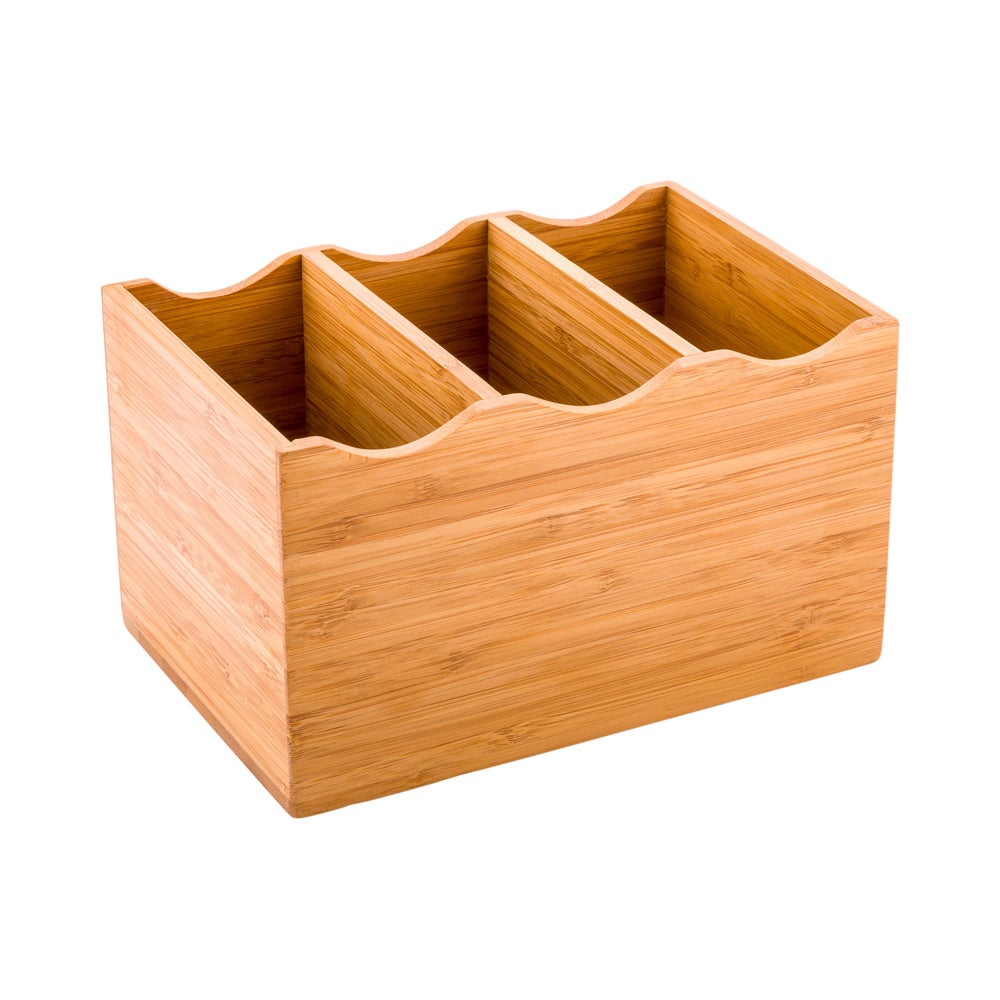Display, Flatware, 8.25 x 5.5 x 4.75 Inch, Rectangular, Natural, Bamboo,1 - 1 EACH