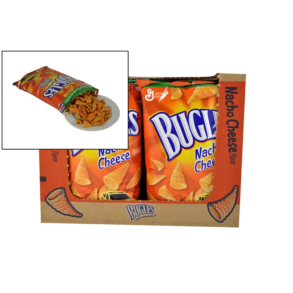 Chips, Corn, Cone-Shaped, Nacho Cheese,8 - 7.5 OUNCE