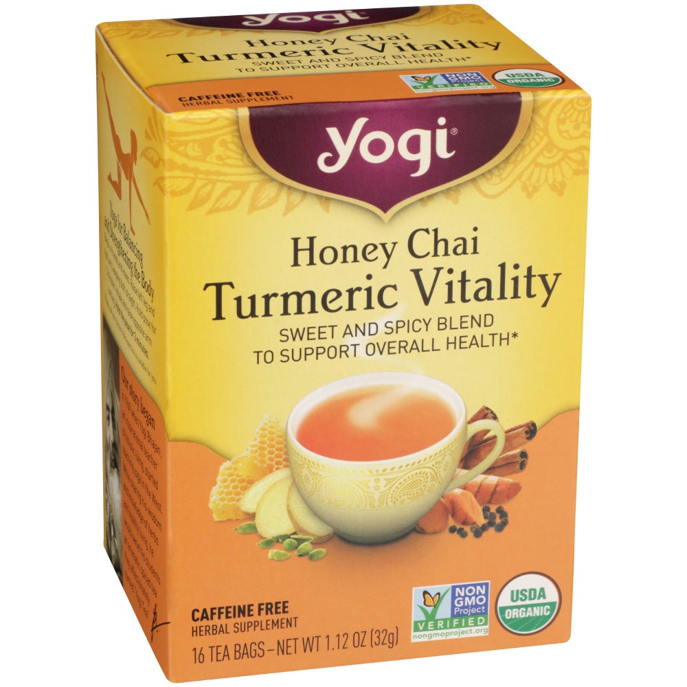 Tea, Vitality, Honey Chai Turmeric, Bags,6 - 16 COUNT
