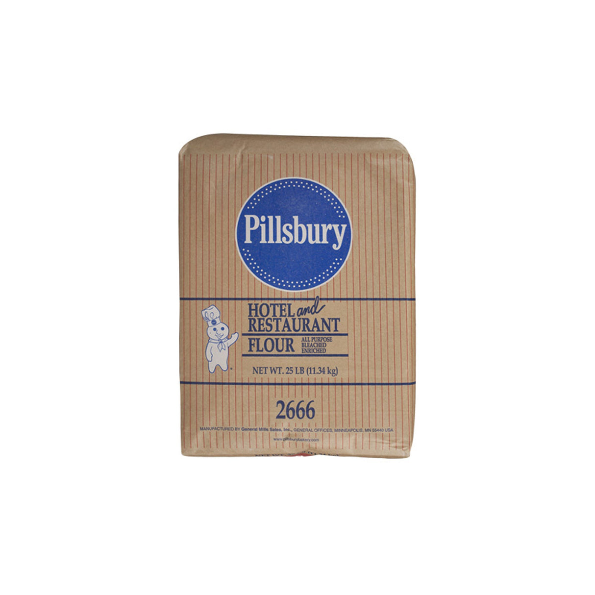 Flour, All Purpose, Hotel & Restaurant, Enriched, Bleached, Malted,2 - 25 POUND