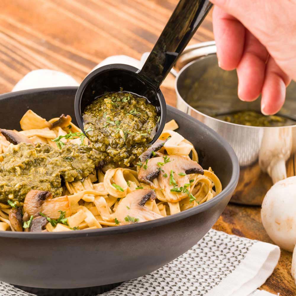 Laddle, 8.5 Inch, Black Plastic, 8.5 Linear Inch,1 - 1 EACH