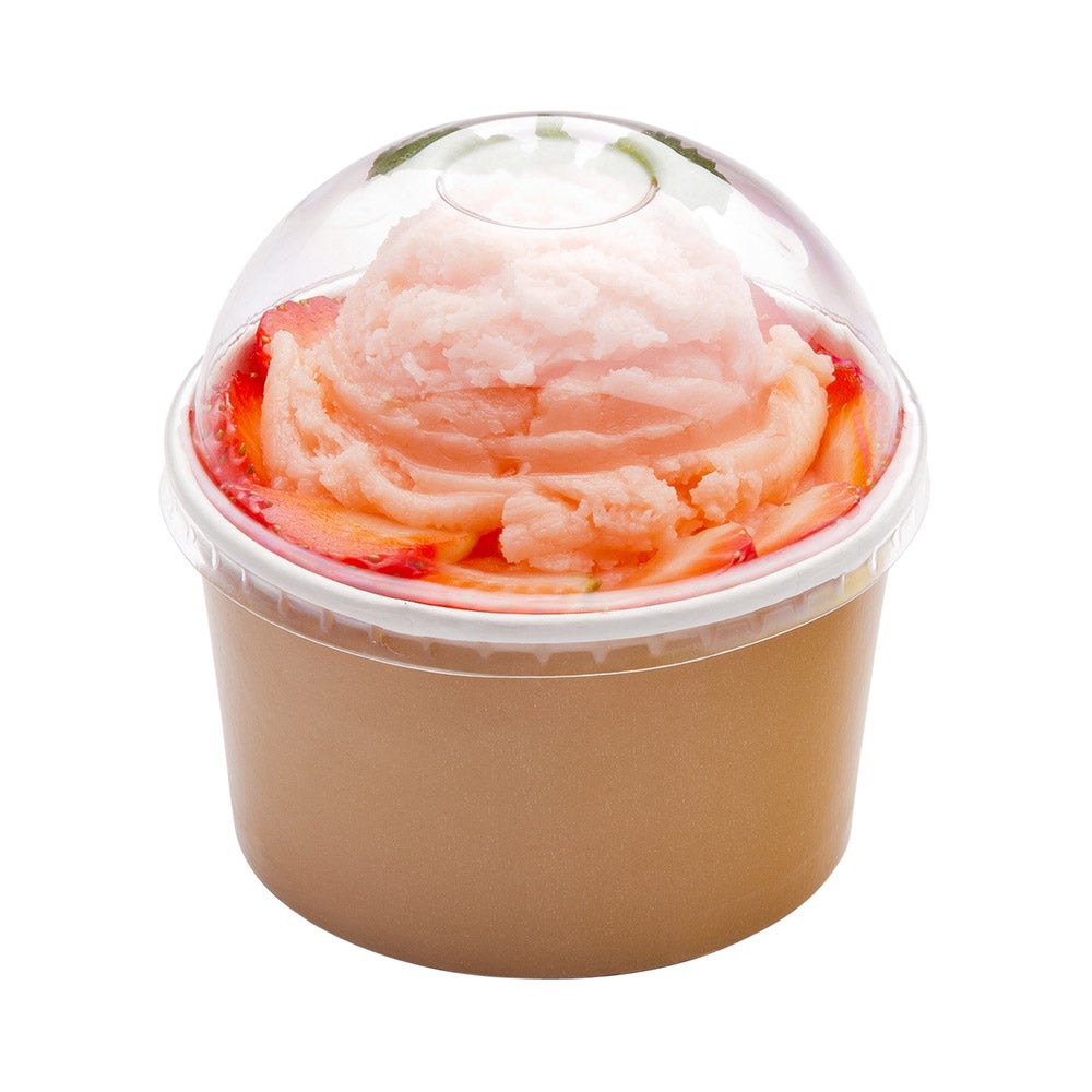 Lids, Dome, Plastic, Clear, 3.7 Inch, For 8 Ounce Cups, 8 Ounce,1 - 200 COUNT