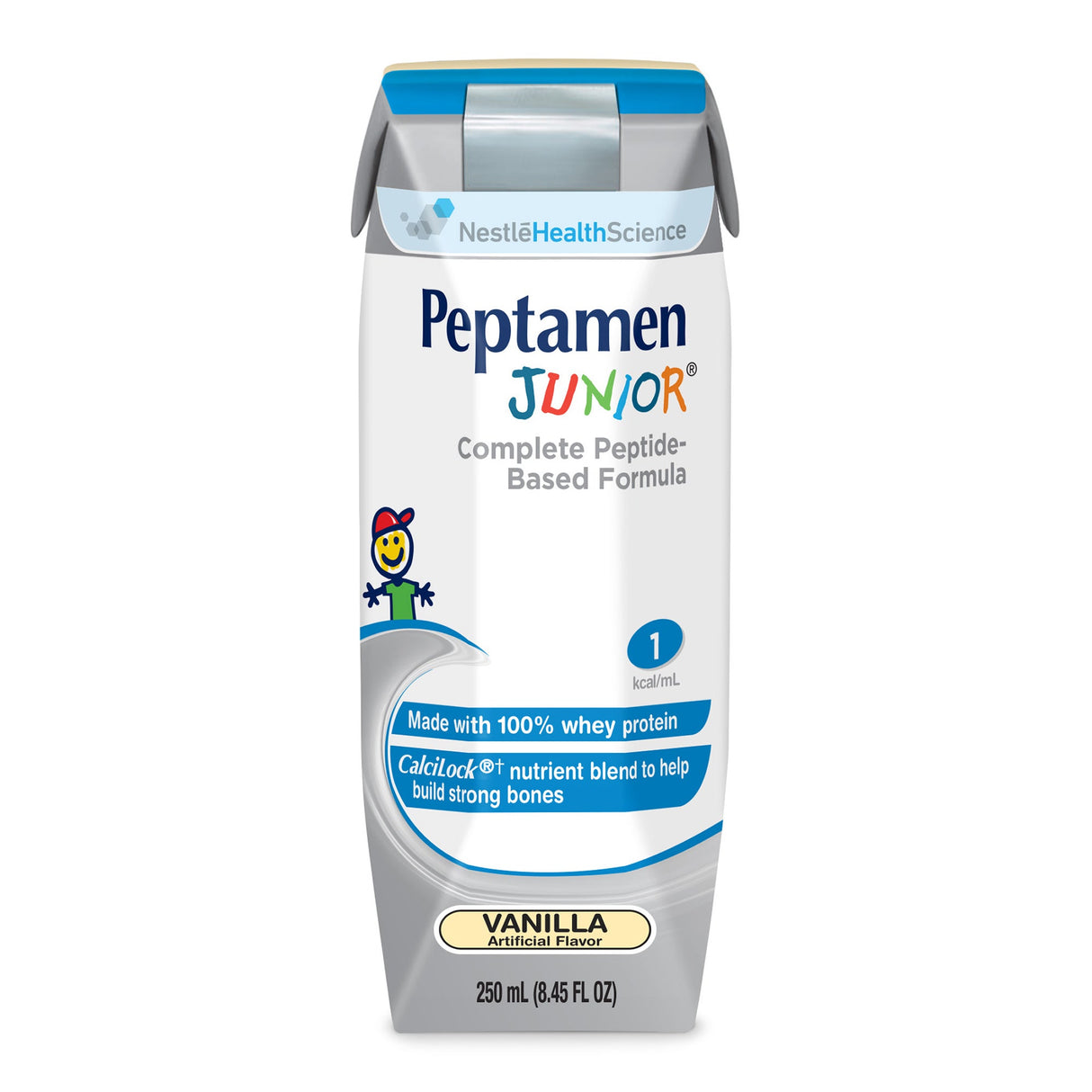 Supplements, Nutritional Drink or Feeding Tube Formula, Peptamen Junior, Vanilla, Liquid, Ready to Drink,24 - 8.45 FLUID