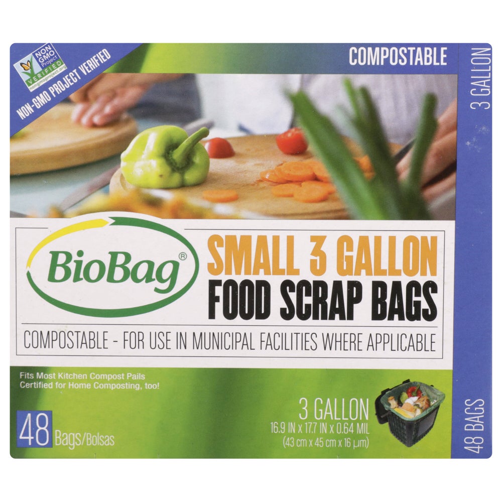 Bags, Food Scrap, 3 Gallon,12 - 48 COUNT