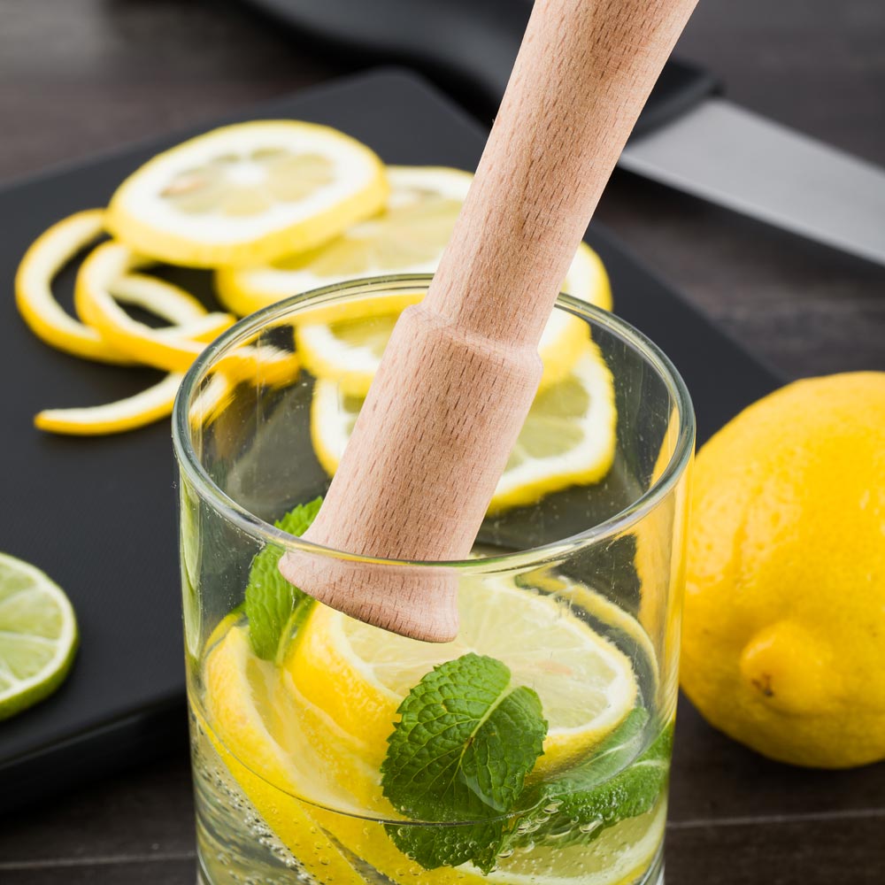 Muddler, Wood, 7.5 Inch, Natural, 7.5 Linear Inch,1 - 1 EACH