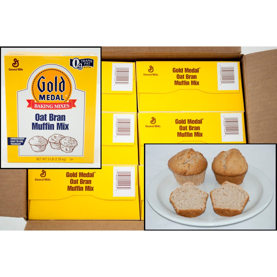 Mix, Muffin, Oat Bran,6 - 5 POUND