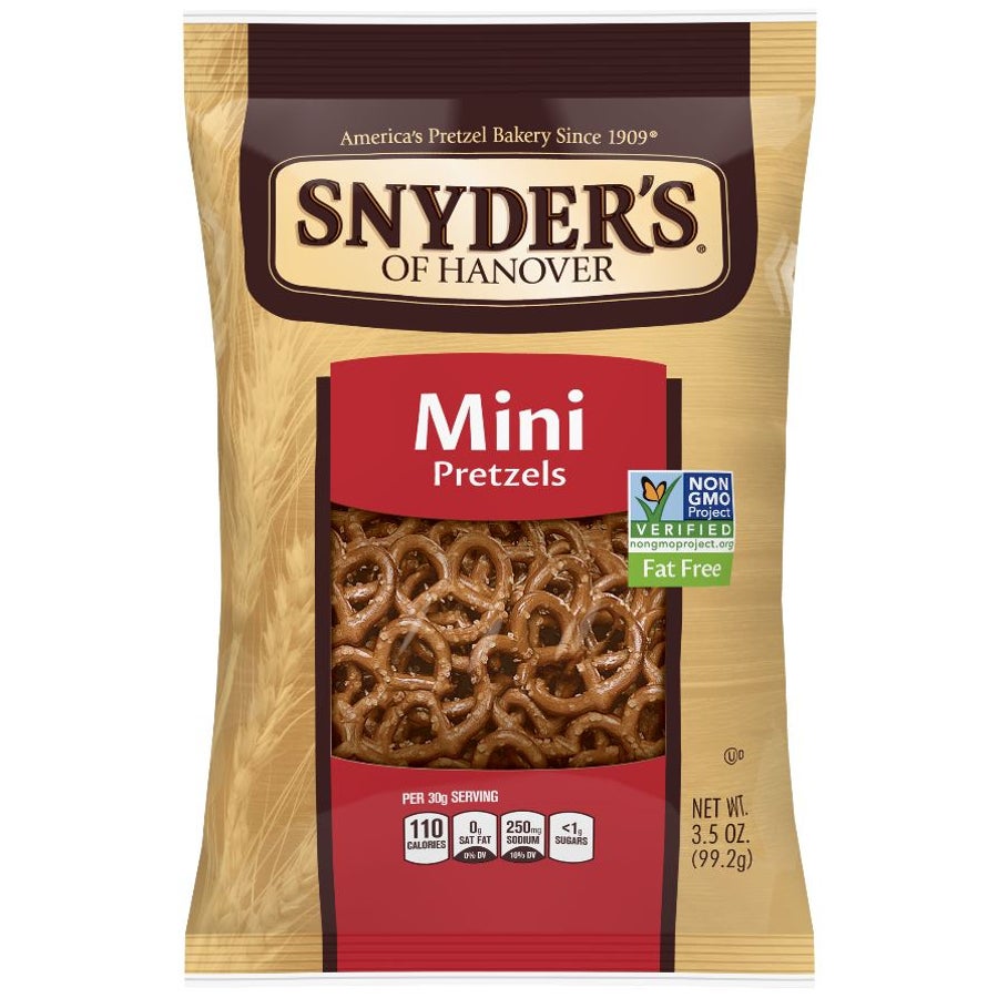 Pretzels, Mini, Single-Serve,8 - 3.5 OUNCE