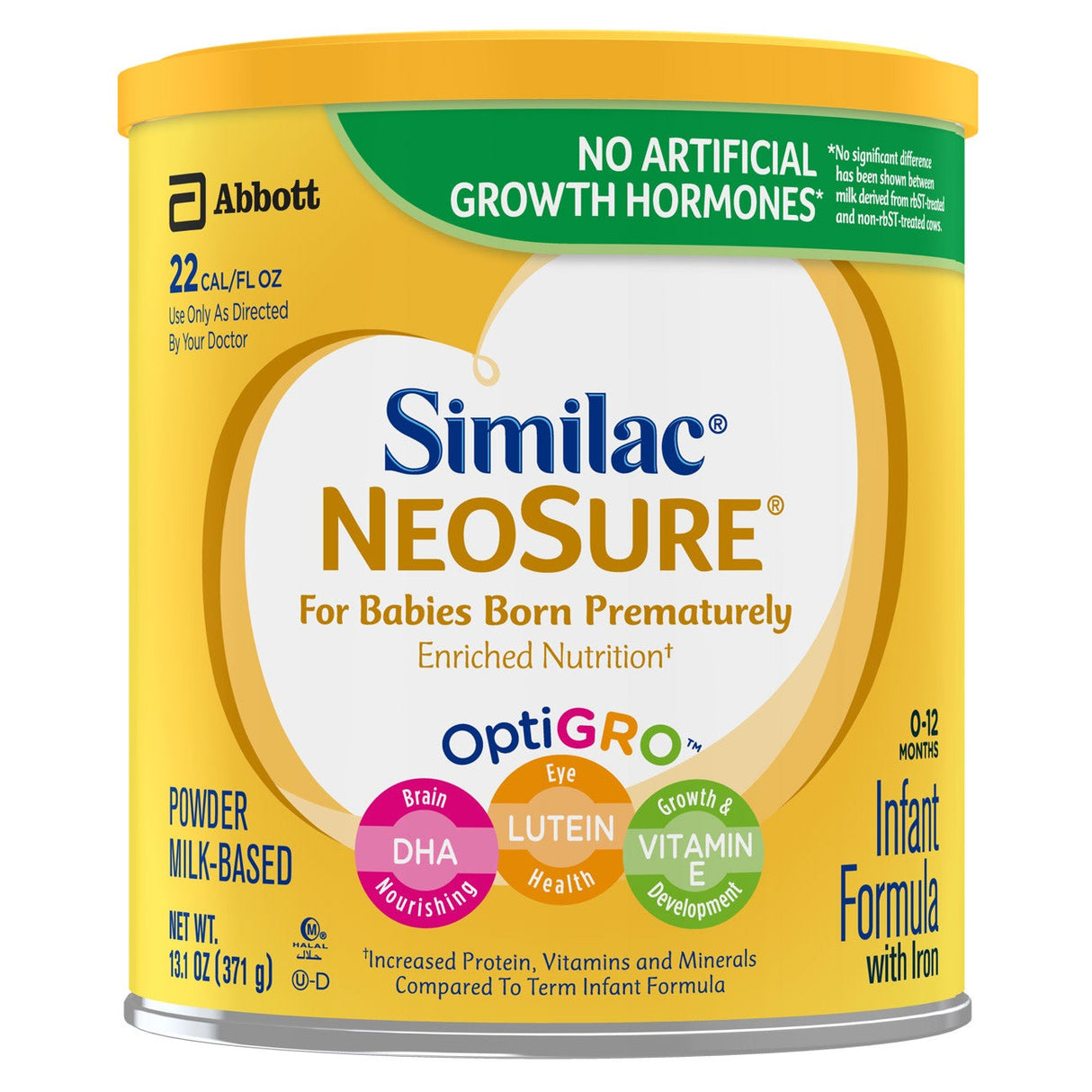 Infant Formula, Similac, Premature, Milk-Based Powder,6 - 13.1 OUNCE
