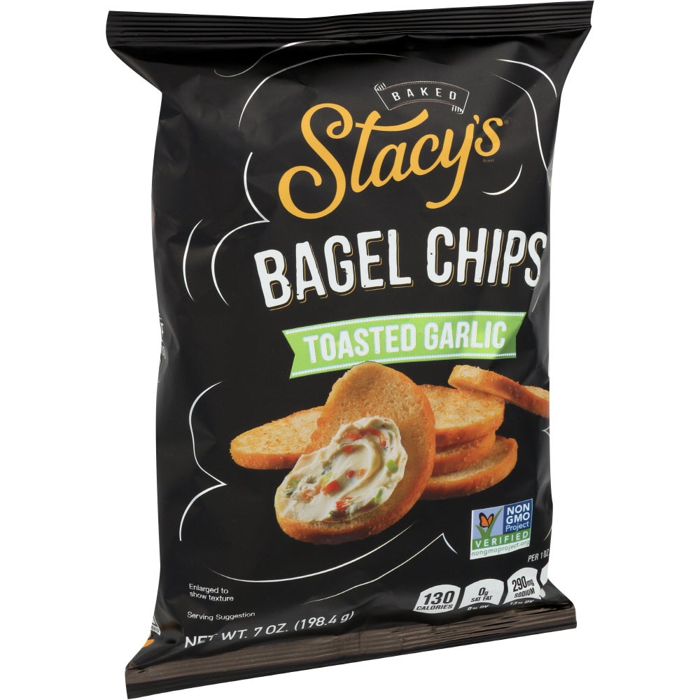 Chips, Bagel, Toasted Garlic,12 - 7 OUNCE