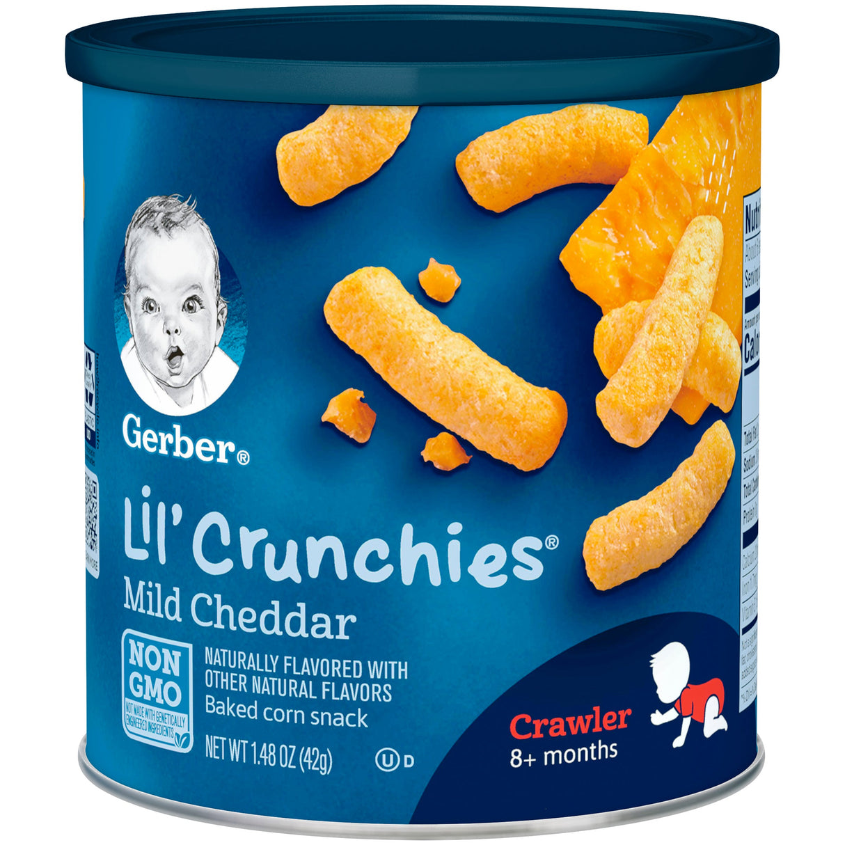 Puffs, Mild Cheddar, Lil Crunchies, 1.5 Ounce,6 - 1 COUNT
