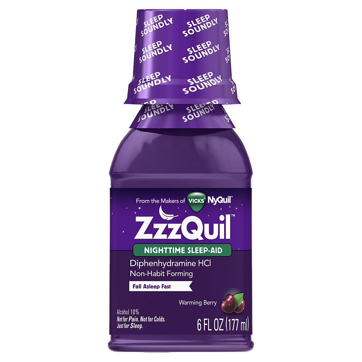 Medicine, Sleep-Aid, Nighttime, Liquid, Warming Berry-Flavored,12 - 6 OUNCE