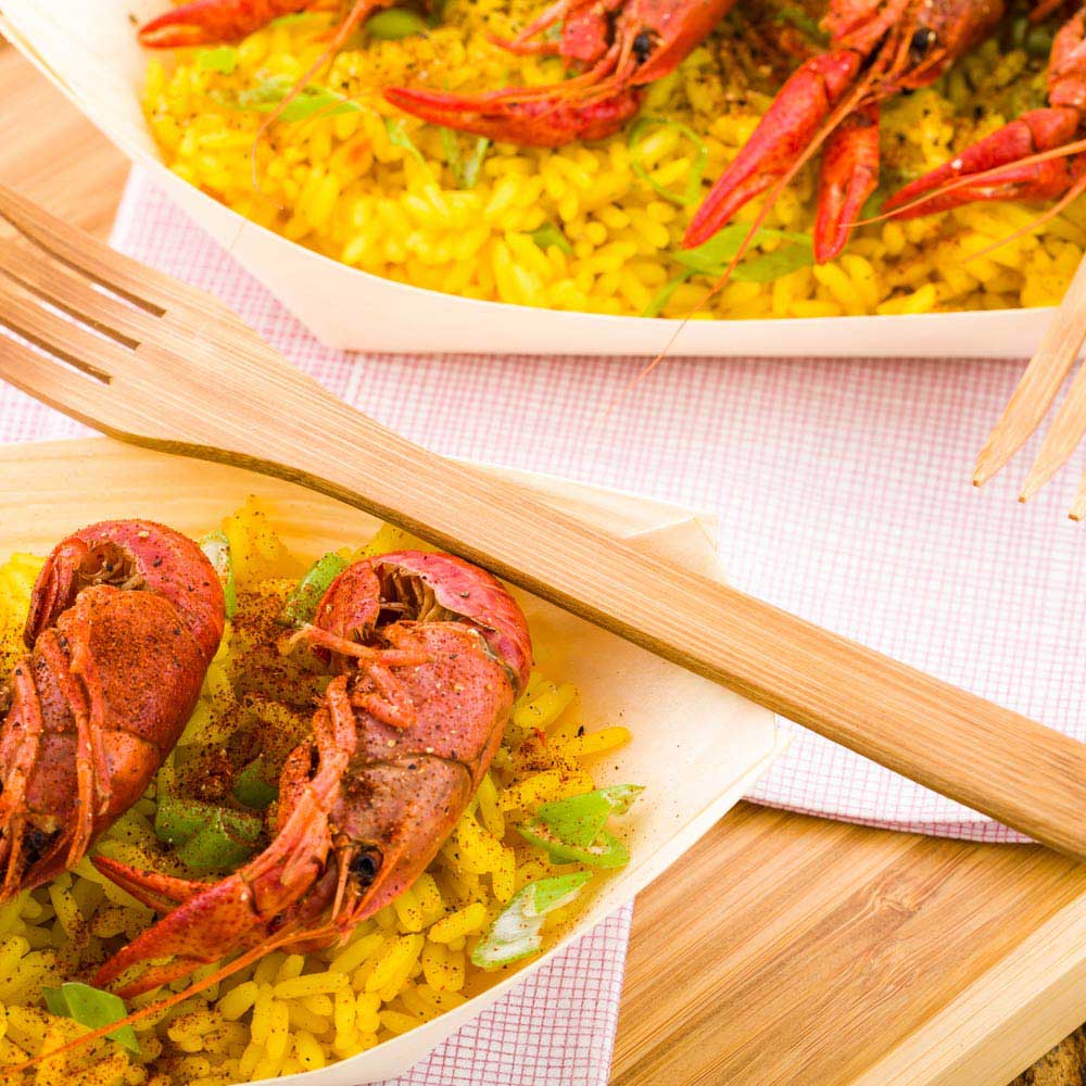 Forks, 8 Inch, Bamboo, Natural, 8 Linear Inch,1 - 100 COUNT