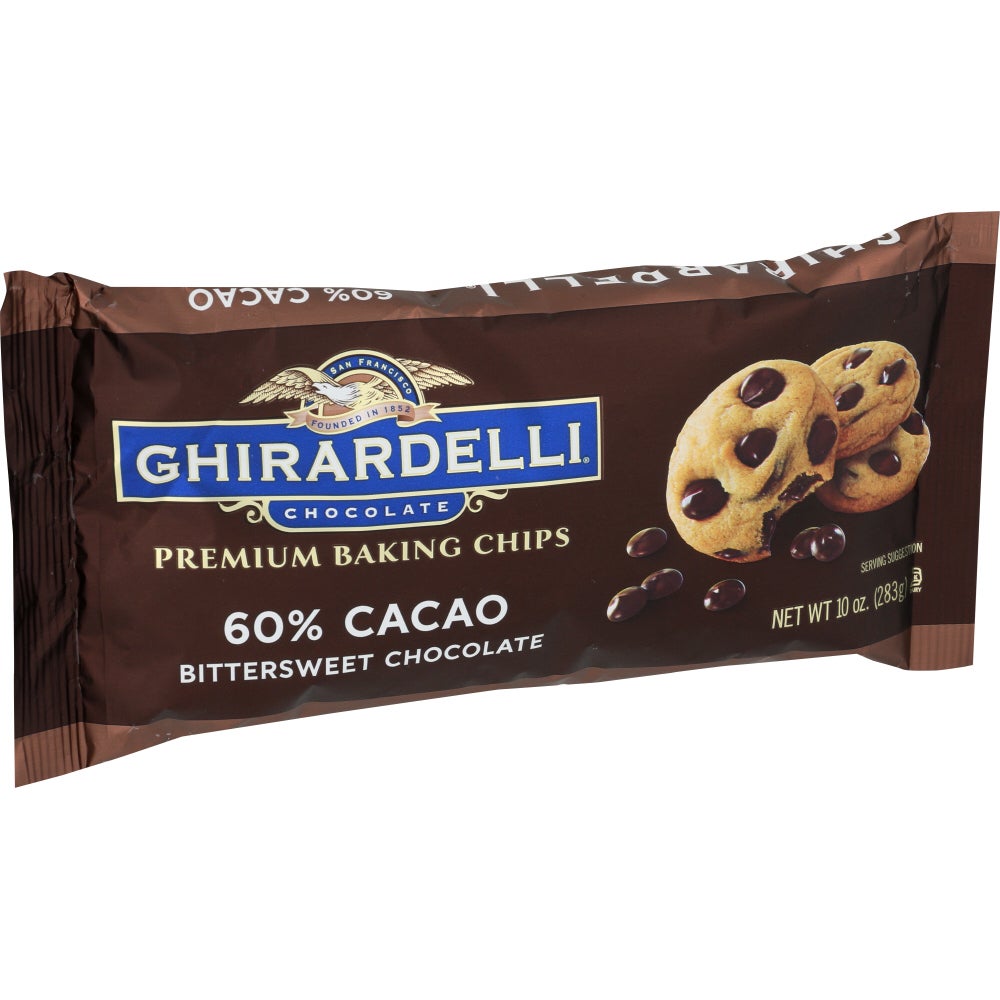 Baking Chocolate, Bittersweet Chocolate, Chips, 60% Cocoa,12 - 10 OUNCE