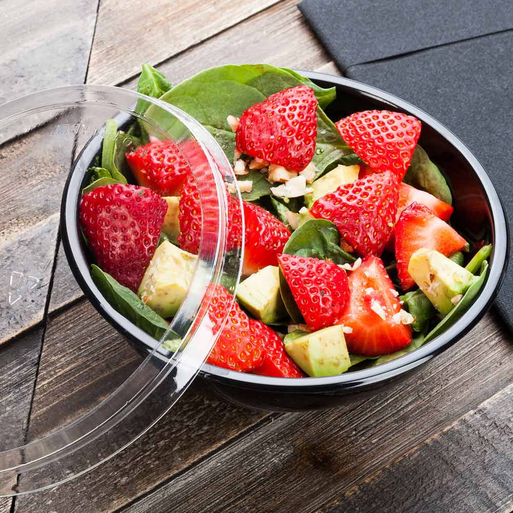 Lids, 17.6 Ounce, Plastic, Clear, Round, for 17.6 Ounce Bowls,1 - 200 COUNT