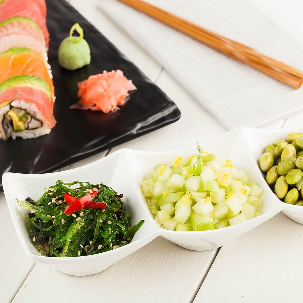 Set, Triplets, 9.5 Inch, Modern, White, Melamine, 9.5 Linear Inch,1 - 10 COUNT