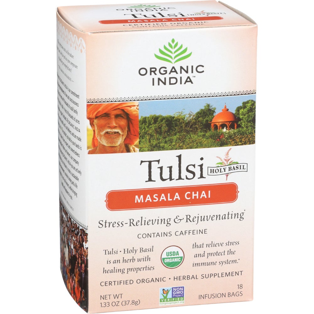 Tea, Chai Masala, Tulsi, Infusion Bags,6 - 18 COUNT