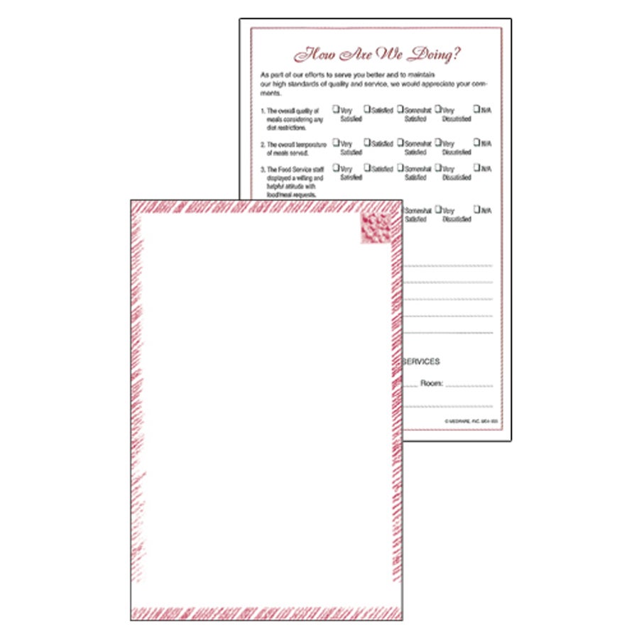 Tray Slips, 5.5 x 8.5 Inch, Market Medley,1 - 500 COUNT