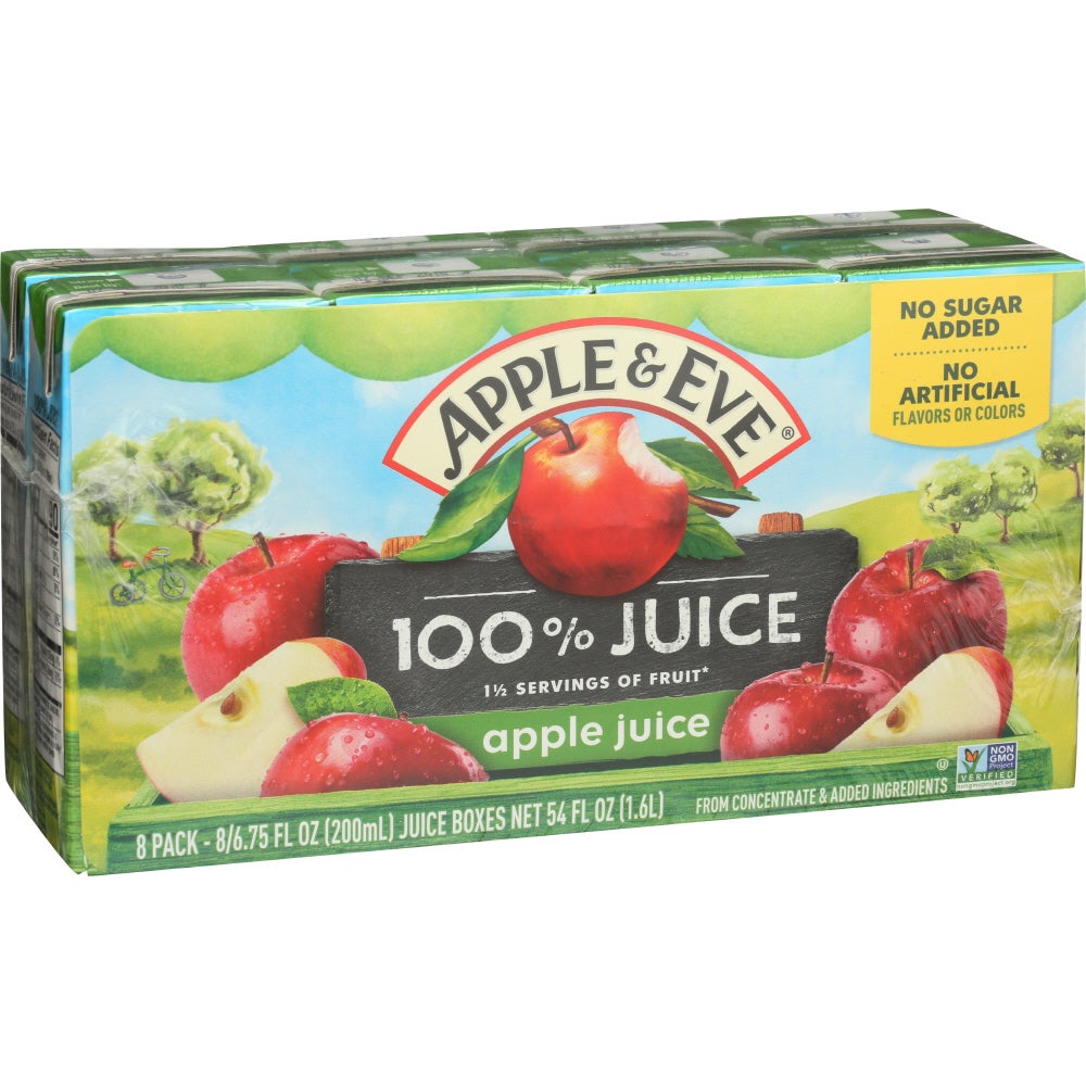 Juice, Apple, 6.75 Fluid Ounce,5 - 8 COUNT