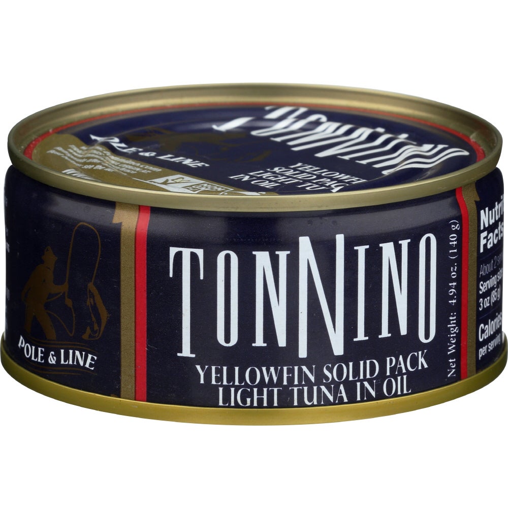 Tuna Fillets, Yellowfin, Solid in Olive Oil,12 - 4.94 OUNCE