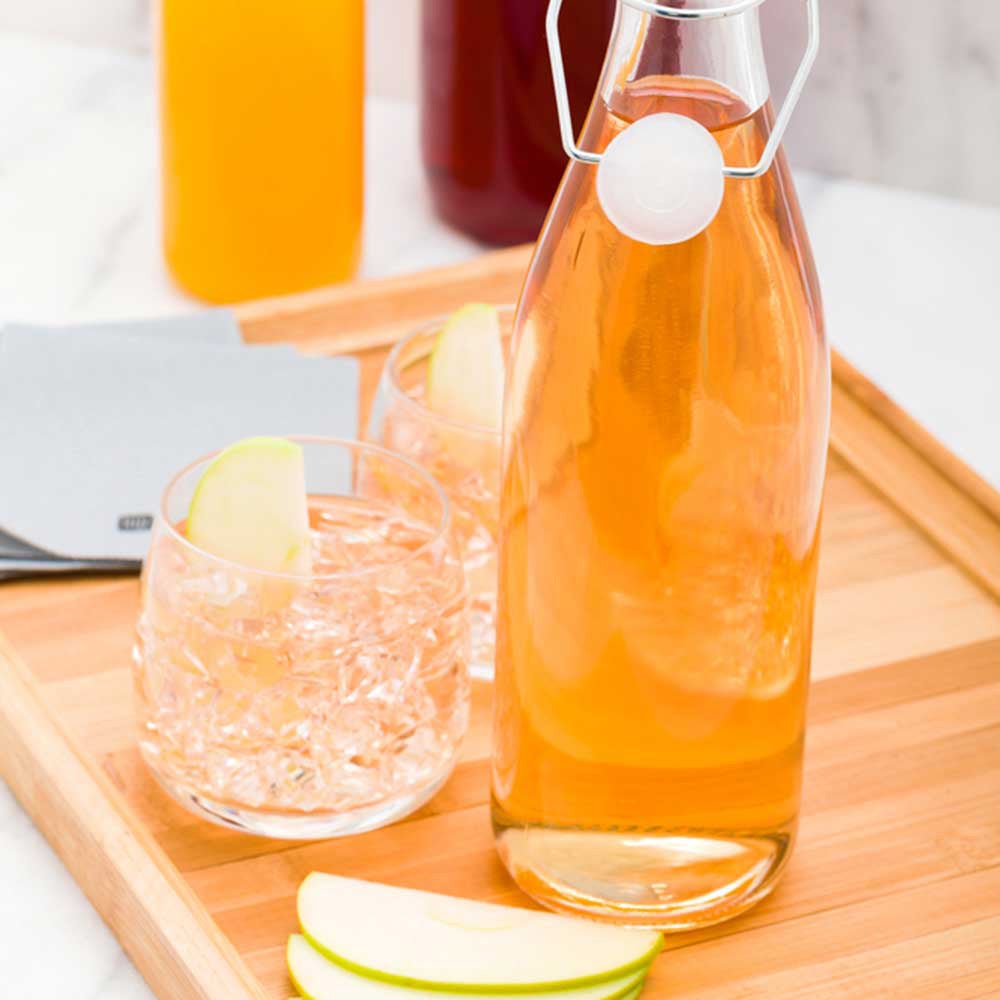 Bottles, Glass Swing Top, Clear 16.9 Ounce, 16.9 Ounce,1 - 10 COUNT