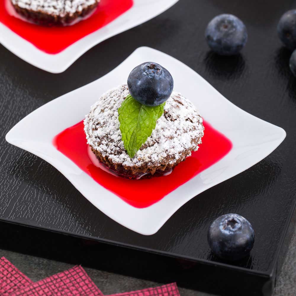 Plates, Appetizer, 3 Inch, Plastic, White Aqua Design, Wave-Edge, Heavyweight, 3 Linear Inch,1 - 100 COUNT