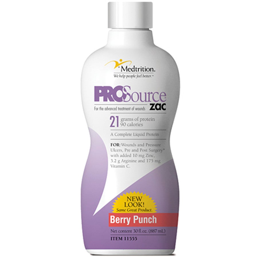 Supplement, Liquid Protein Drink, ProSource Zac,4 - 30 FLUID