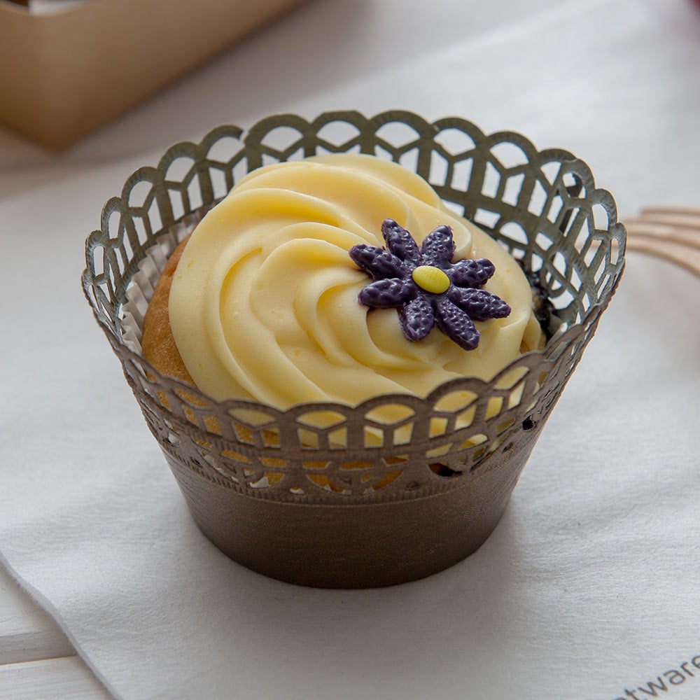 Cupcake Wraps, Bellissimo, 2.1 Inch, Paper, Cocoa Brown, 2.1 Linear Inch,1 - 200 COUNT