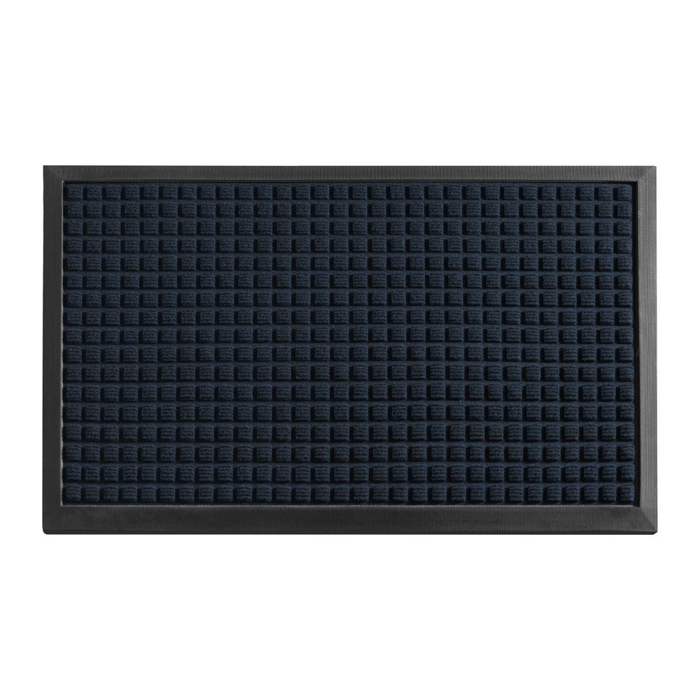 Floor Mat, Carpet, Comfy Feet, Heavy Duty, Blue, 60 x 36 Inch, Waffle, Polypropylene,1 - 1 EACH