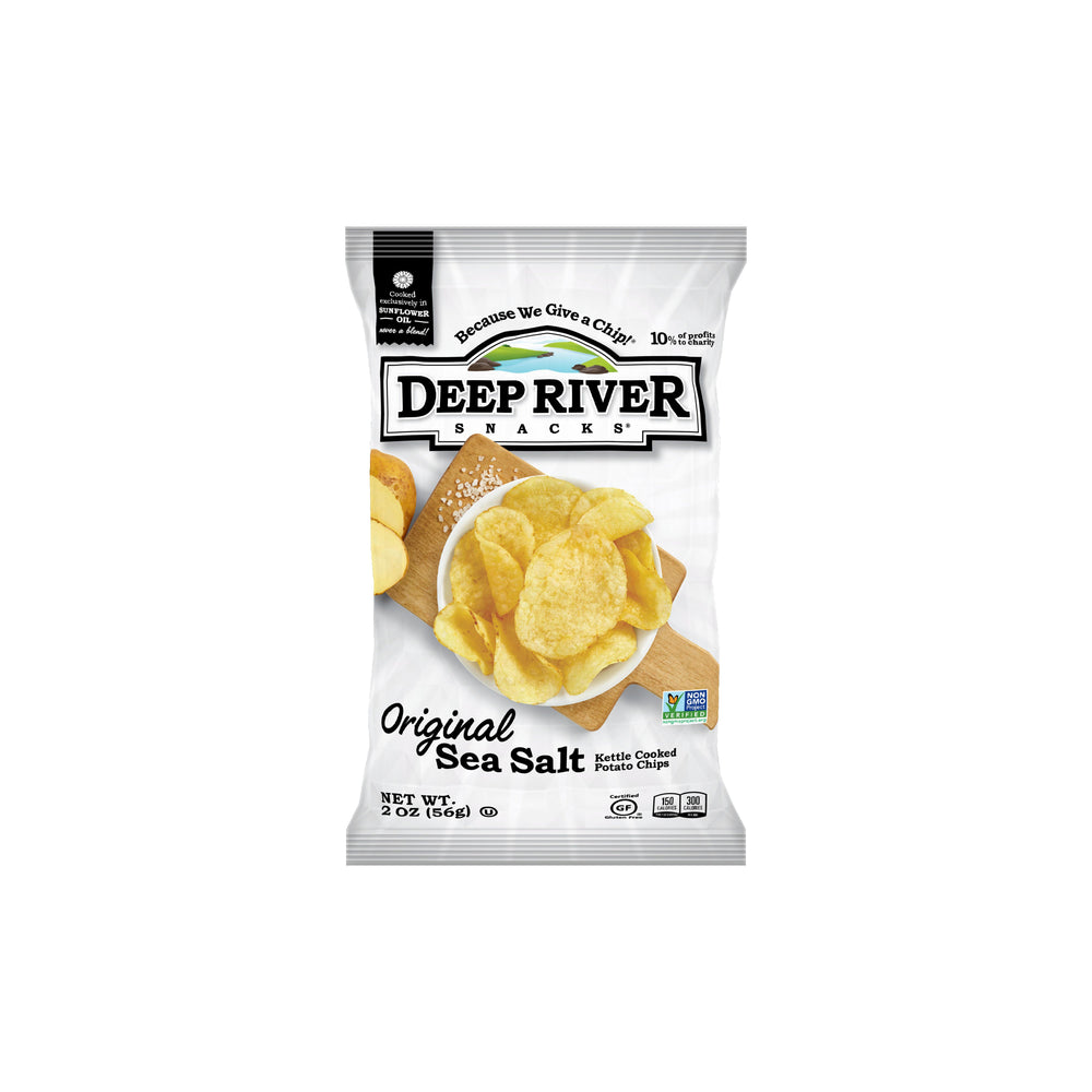 Chips, Potato, Kettle, Original Sea Salt,10 - 16 OUNCE