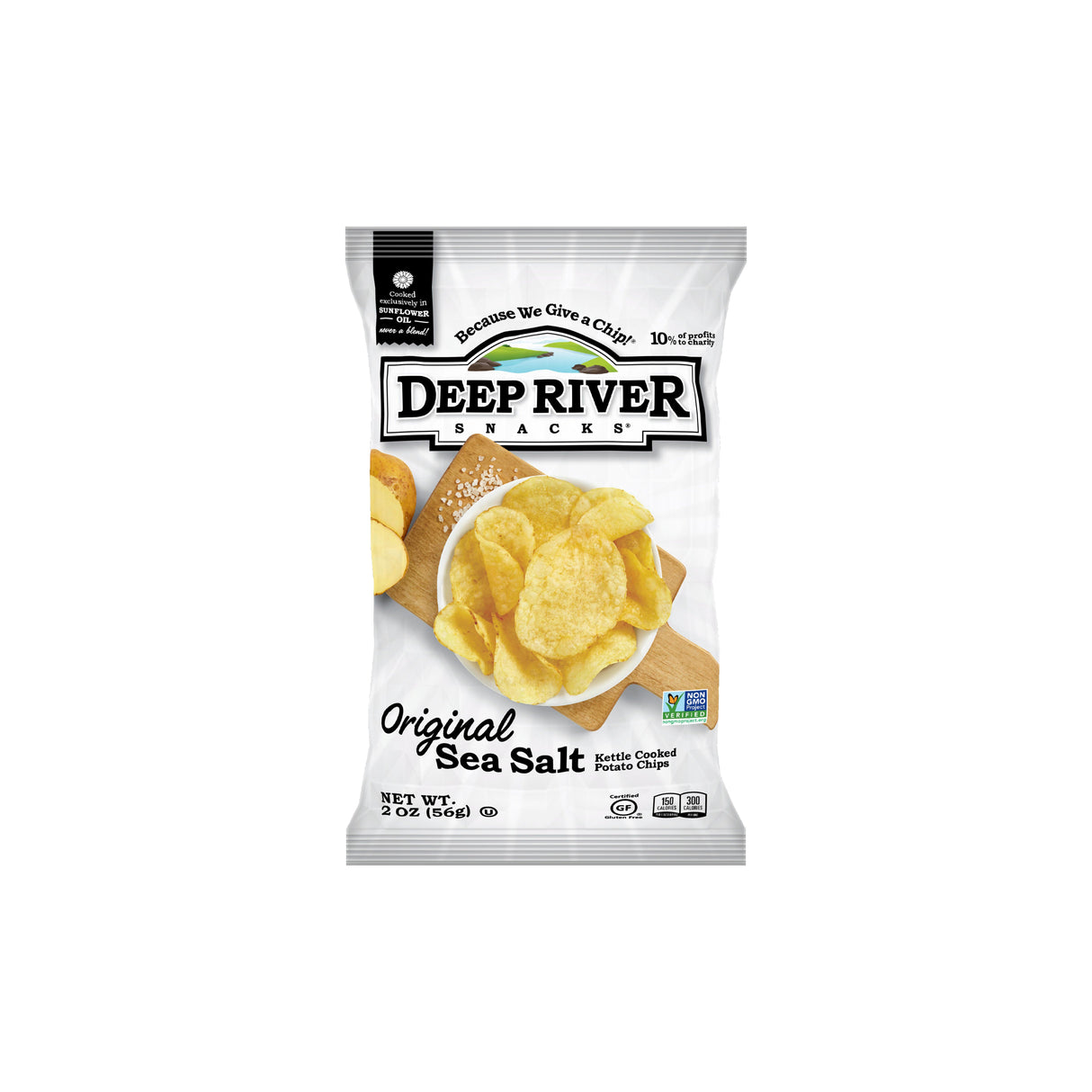 Chips, Potato, Kettle, Original Sea Salt,10 - 16 OUNCE