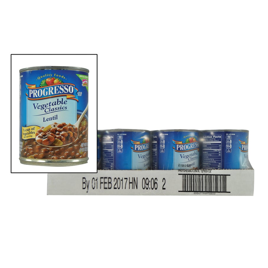 Soup, Lentil,12 - 19 OUNCE